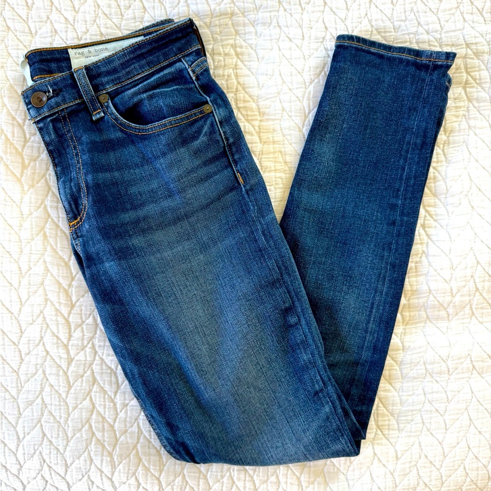 Rag & Bone Cate Mid-Rise Skinny EUC